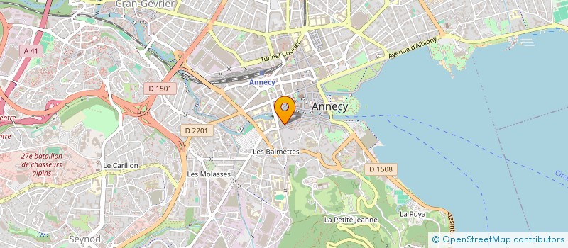 localisation de l'entreprise MONSIEUR ROMAIN LANDRY à ANNECY