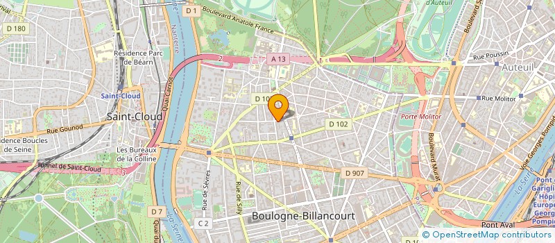 localisation de l'entreprise MONSIEUR ROMAIN LANGLOIS à BOULOGNE-BILLANCOURT