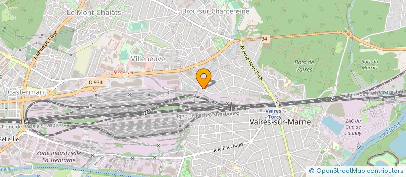 localisation de l'entreprise MONSIEUR ROMAIN LANTERMINO  VAIRES-SUR-MARNE