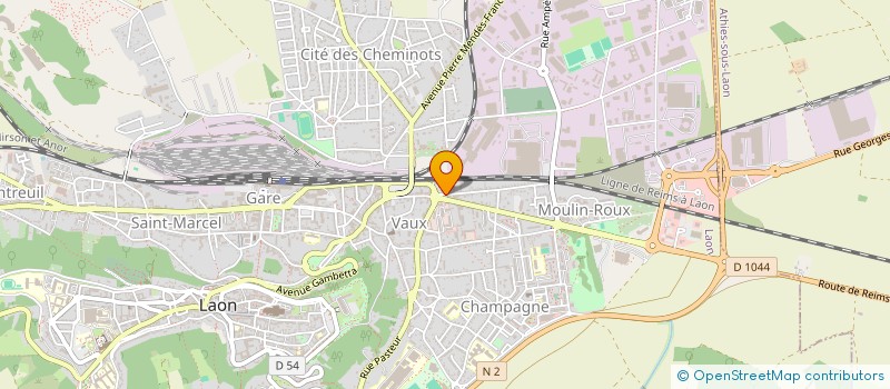 localisation de l'entreprise MONSIEUR ROMAIN LAPERSONNE  MOLINCHART