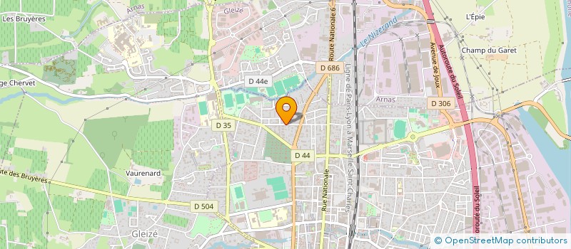 localisation de l'entreprise MONSIEUR ROMAIN LARANJEIRA  VILLEFRANCHE-SUR-SAONE