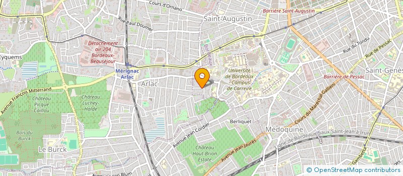 localisation de l'entreprise MONSIEUR ROMAIN LARTIGAU  BORDEAUX