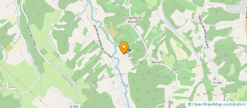 localisation de l'entreprise MONSIEUR ROMAIN LASMARENX BERGEZ ESQUINES à JURANCON