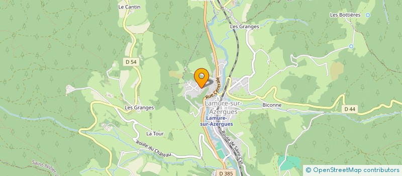 localisation de l'entreprise MONSIEUR ROMAIN LAURENCOT  LAMURE-SUR-AZERGUES