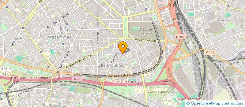 localisation de l'entreprise MONSIEUR ROMAIN LAURENT  LILLE