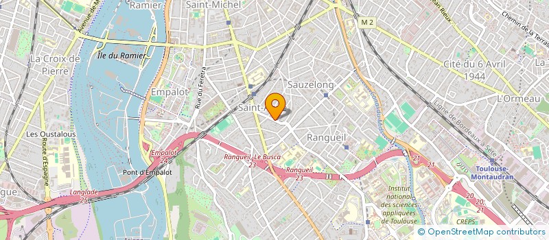 localisation de l'entreprise MONSIEUR ROMAIN LAURENT à TOULOUSE