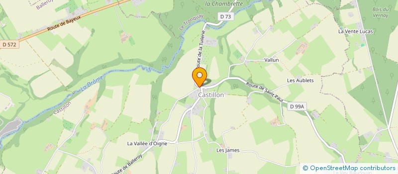 localisation de l'entreprise MONSIEUR ROMAIN LAURENT  CASTILLON