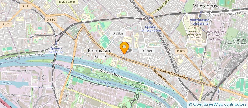 localisation de l'entreprise MONSIEUR ROMAIN LAURENT HUET à EPINAY-SUR-SEINE
