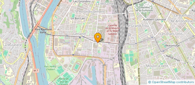 localisation de l'entreprise MONSIEUR ROMAIN LAURIA  LYON