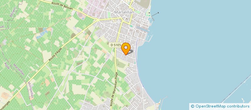 localisation de l'entreprise MONSIEUR ROMAIN LAUX à MARSEILLAN