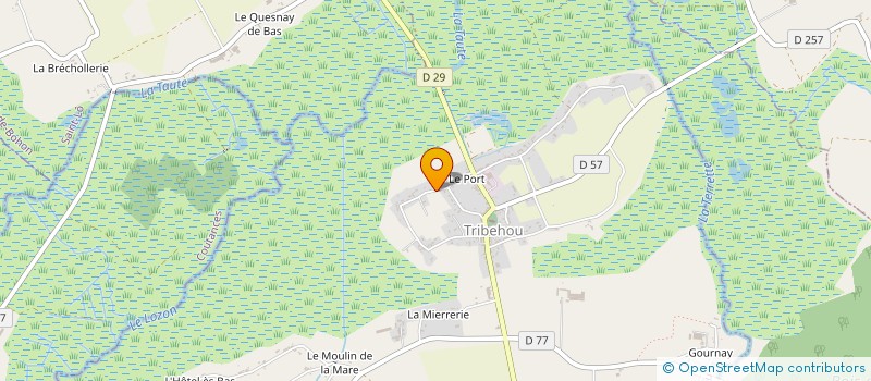 localisation de l'entreprise MONSIEUR ROMAIN LAVIEILLE  TRIBEHOU