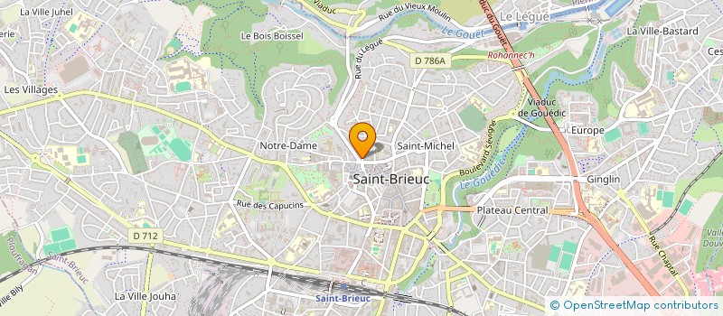 localisation de l'entreprise MONSIEUR ROMAIN LE BARS à SAINT-BRIEUC