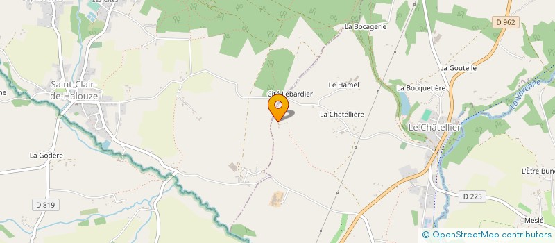localisation de l'entreprise MONSIEUR ROMAIN LE BESCOND à LE CHATELLIER