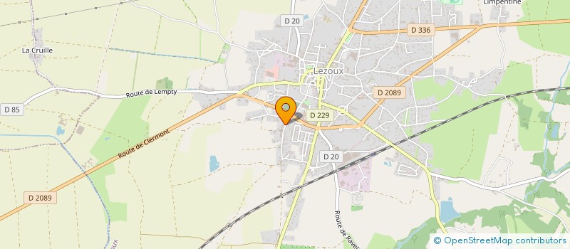 localisation de l'entreprise MONSIEUR ROMAIN LE BIHAN  LEZOUX