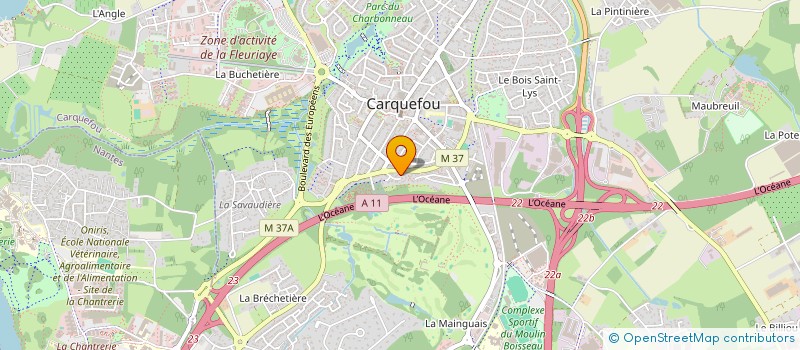 localisation de l'entreprise MONSIEUR ROMAIN LE BIZEC  CARQUEFOU