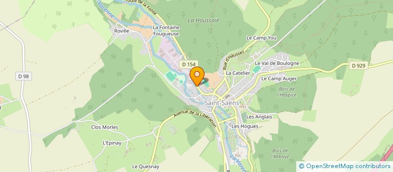 localisation de l'entreprise MONSIEUR ROMAIN LE BOLC'H  SAINT-SAENS