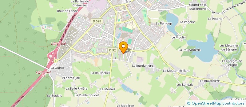 localisation de l'entreprise MONSIEUR ROMAIN LE BOUIL à LIFFRE