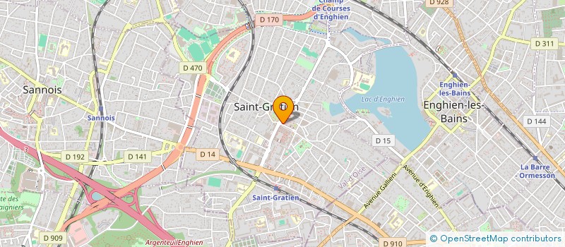 localisation de l'entreprise MONSIEUR ROMAIN LE CLERC  SAINT-GRATIEN