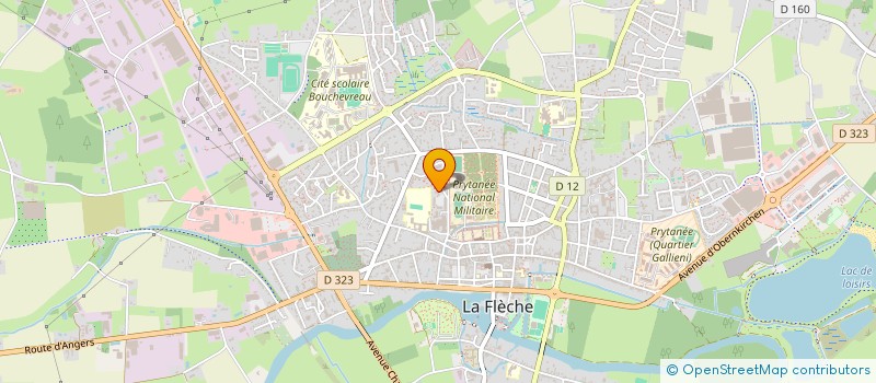 localisation de l'entreprise MONSIEUR ROMAIN LE CORRE  LA FLECHE