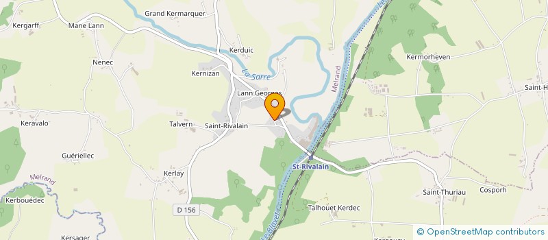 localisation de l'entreprise MONSIEUR ROMAIN LE DANIEL  MELRAND