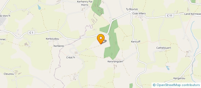 localisation de l'entreprise MONSIEUR ROMAIN LE GOC  QUERRIEN