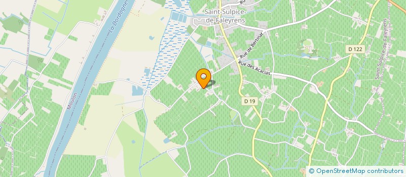 localisation de l'entreprise MONSIEUR ROMAIN LE GUERN  SAINT-SULPICE-DE-FALEYRENS