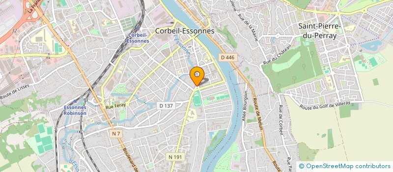 localisation de l'entreprise MONSIEUR ROMAIN LE LARGE à CORBEIL-ESSONNES