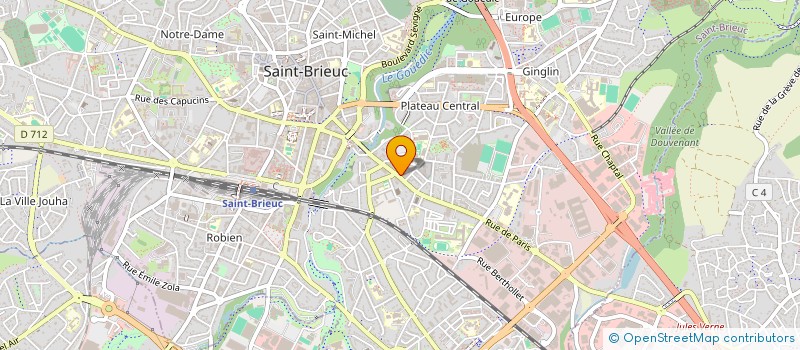 localisation de l'entreprise MONSIEUR ROMAIN LE LAY à SAINT-BRIEUC