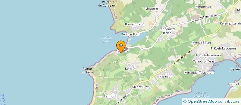 localisation de l'entreprise MONSIEUR ROMAIN LE LIBOUX  PLOUGASTEL-DAOULAS