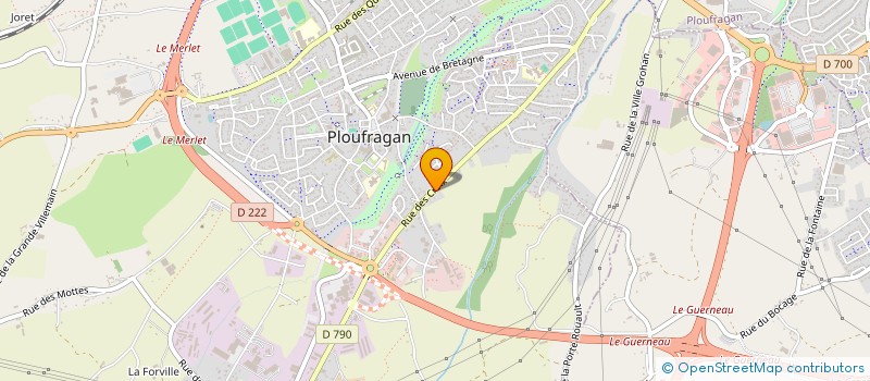 localisation de l'entreprise MONSIEUR ROMAIN LE MANCHEC  PLOUFRAGAN