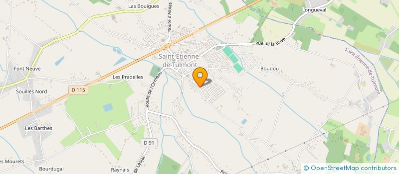 localisation de l'entreprise MONSIEUR ROMAIN LE MARCHAND  SAINT-ETIENNE-DE-TULMONT