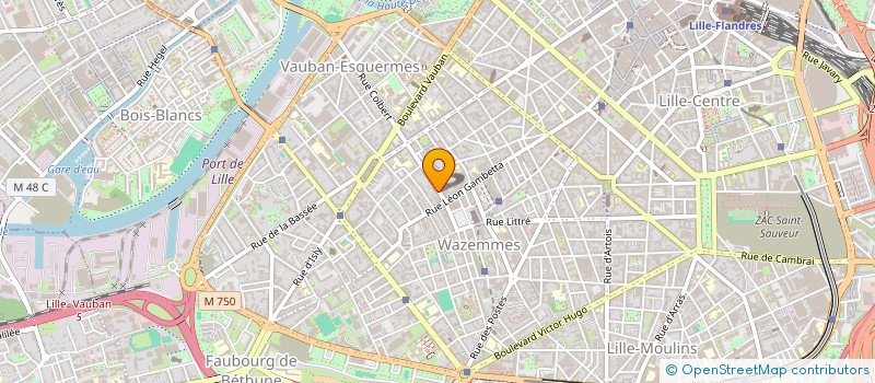 localisation de l'entreprise MONSIEUR ROMAIN LE MAREC  LILLE