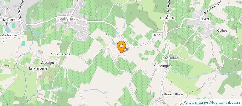 localisation de l'entreprise MONSIEUR ROMAIN LE MEUR  VAL DE VIRVEE