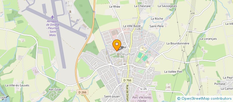 localisation de l'entreprise MONSIEUR ROMAIN LE MOIGN  PLEURTUIT