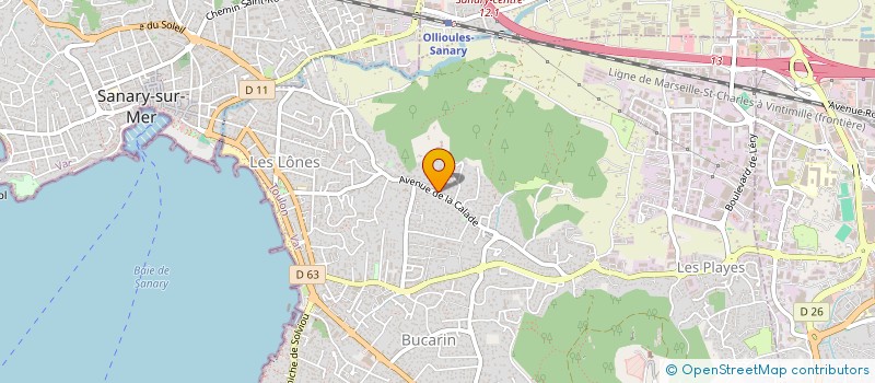 localisation de l'entreprise MONSIEUR ROMAIN LE PRIOL à SIX-FOURS-LES-PLAGES