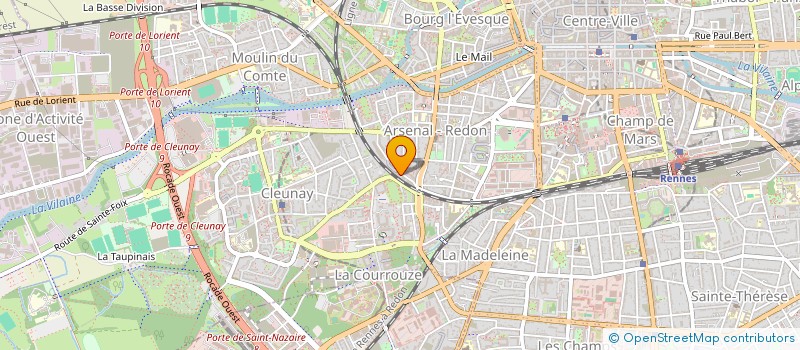 localisation de l'entreprise MONSIEUR ROMAIN LE PUT  RENNES