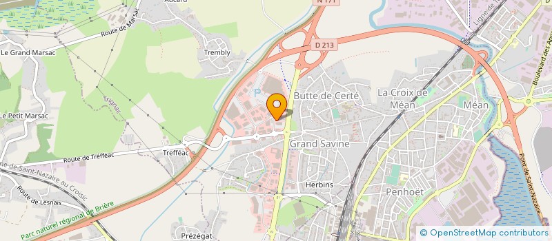 localisation de l'entreprise MONSIEUR ROMAIN LE QUILLIEC  TRIGNAC