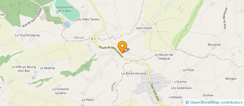 localisation de l'entreprise MONSIEUR ROMAIN LE ROUX à PLEDRAN