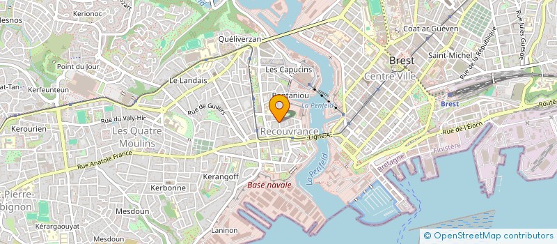 localisation de l'entreprise MONSIEUR ROMAIN LE SEHAN à BREST