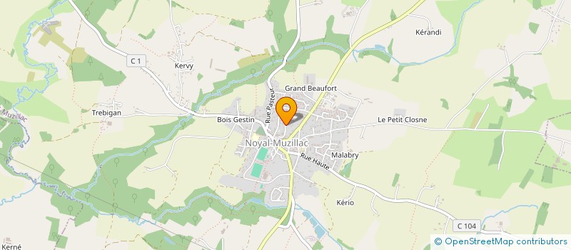 localisation de l'entreprise MONSIEUR ROMAIN LE TENDRE  NOYAL-MUZILLAC