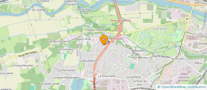 localisation de l'entreprise MONSIEUR ROMAIN LEBAS  JOUE-LES-TOURS