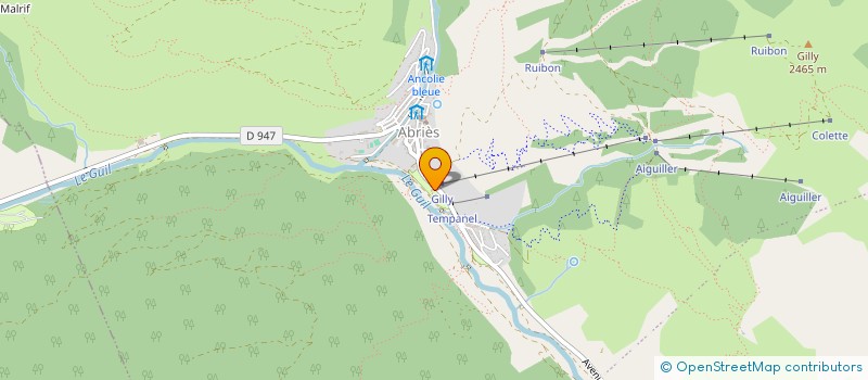 localisation de l'entreprise MONSIEUR ROMAIN LEBEAU  ABRIES-RISTOLAS