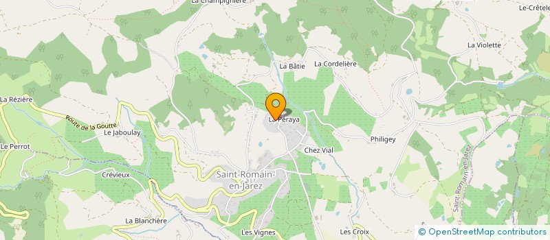 localisation de l'entreprise MONSIEUR ROMAIN LEBEL à SAINT-ROMAIN-EN-JAREZ