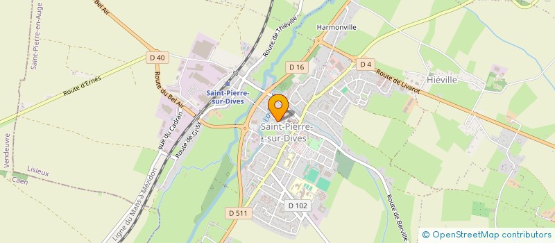 localisation de l'entreprise MONSIEUR ROMAIN LEBERTRE  SAINT-PIERRE-EN-AUGE