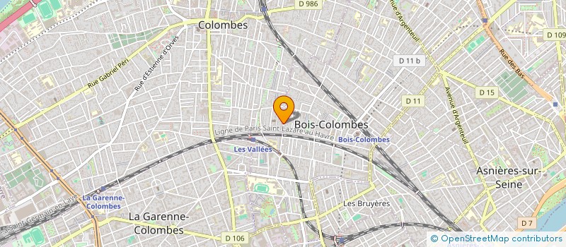 localisation de l'entreprise MONSIEUR ROMAIN LECACHEY à COLOMBES