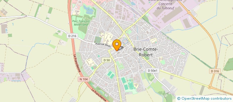 localisation de l'entreprise MONSIEUR ROMAIN LECELLIER  BRIE-COMTE-ROBERT