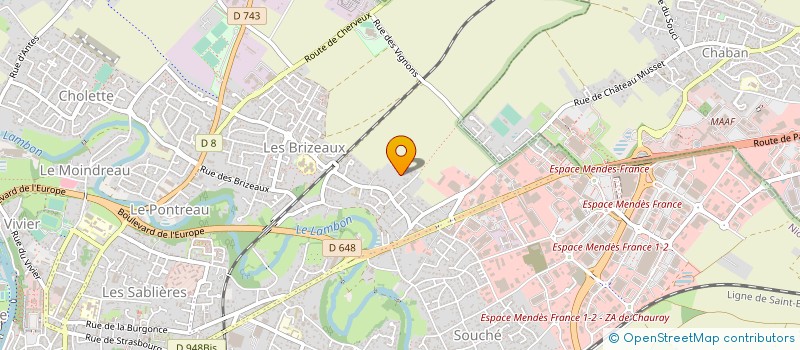 localisation de l'entreprise MONSIEUR ROMAIN LECHAT  NIORT