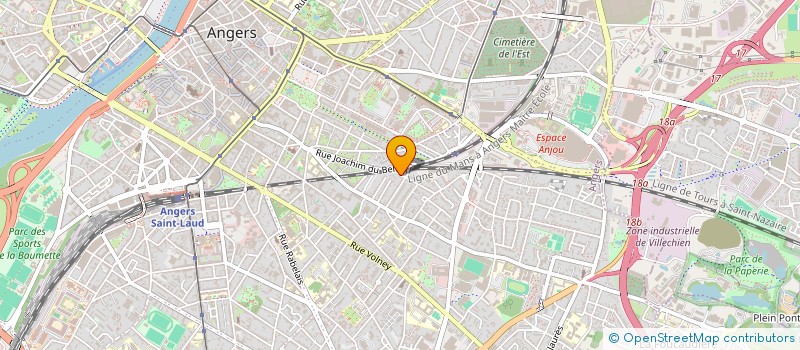 localisation de l'entreprise MONSIEUR ROMAIN LECHATELLIER à ANGERS