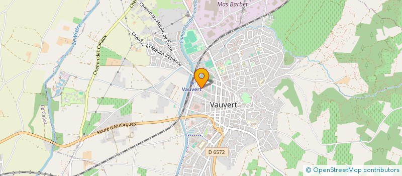 localisation de l'entreprise MONSIEUR ROMAIN LECLERC à VAUVERT