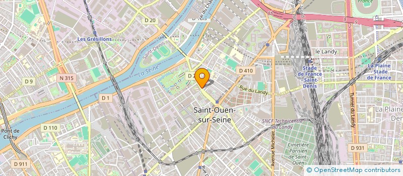 localisation de l'entreprise MONSIEUR ROMAIN LECONTE à SAINT-OUEN-SUR-SEINE